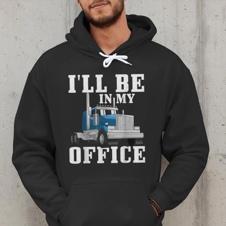 Truck Driver Art For Men Dad Women Trucking CDL Trucker Men Hoodie