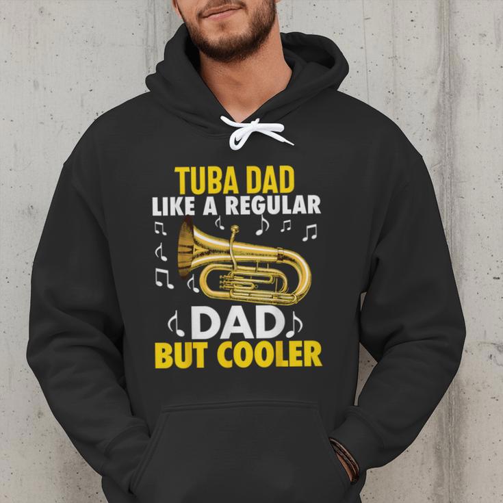 Tuba Player Men Dad Grandpa Marching Band Brass Tubist Men Hoodie