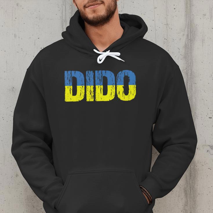 Ukrainian Dido Grandfather Dad Ukraine Flag Distressed Men Hoodie