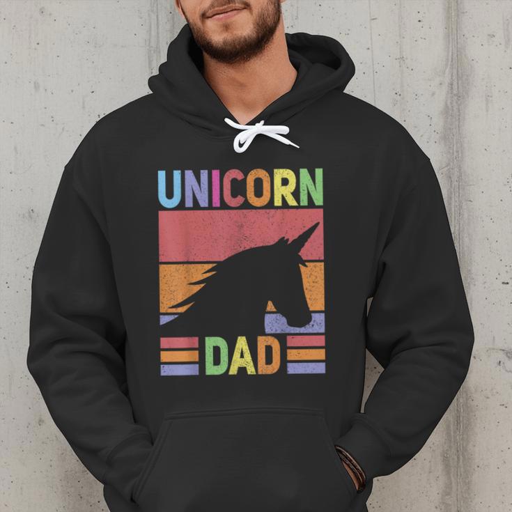 Unicorn Birthday Outfit Dad Unicorn Costume Bday Dad Unicorn Men Hoodie