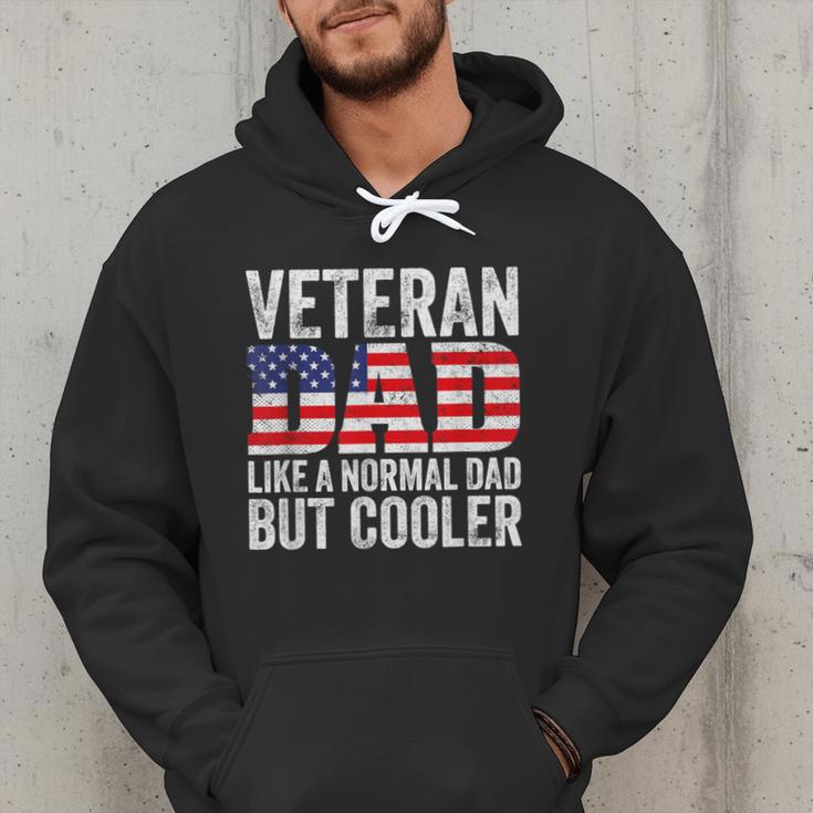 Veteran Dad Like A Normal Dad But Cooler American Flag Men Hoodie Veteran Dad Like A Normal Dad But Cooler American Flag Men Hoodie