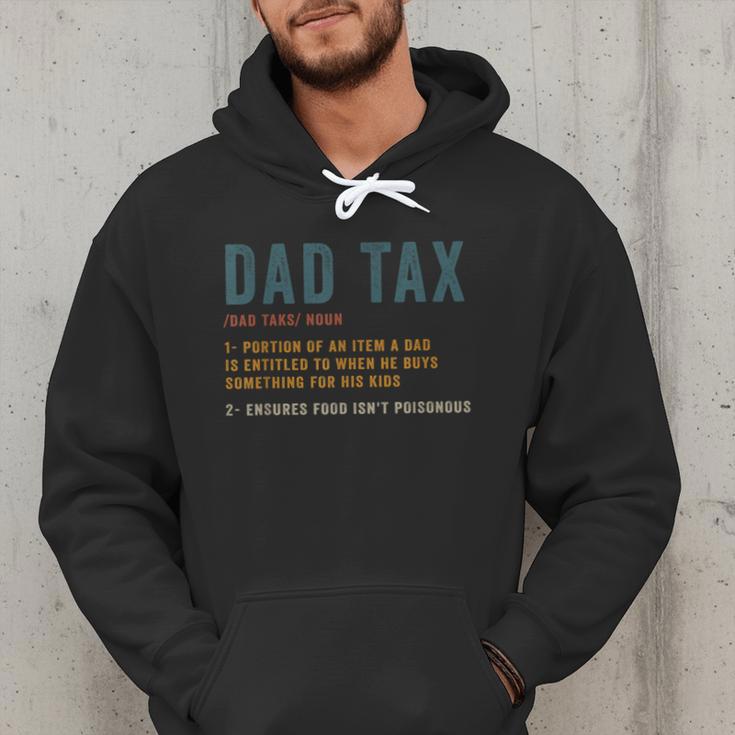 Vintage Dad Tax Definition Men Father's Day Men Hoodie