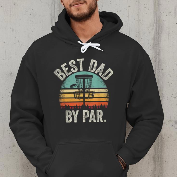 Vintage Disc Golf Dad Best Dad By Par Disk Golf Men Hoodie