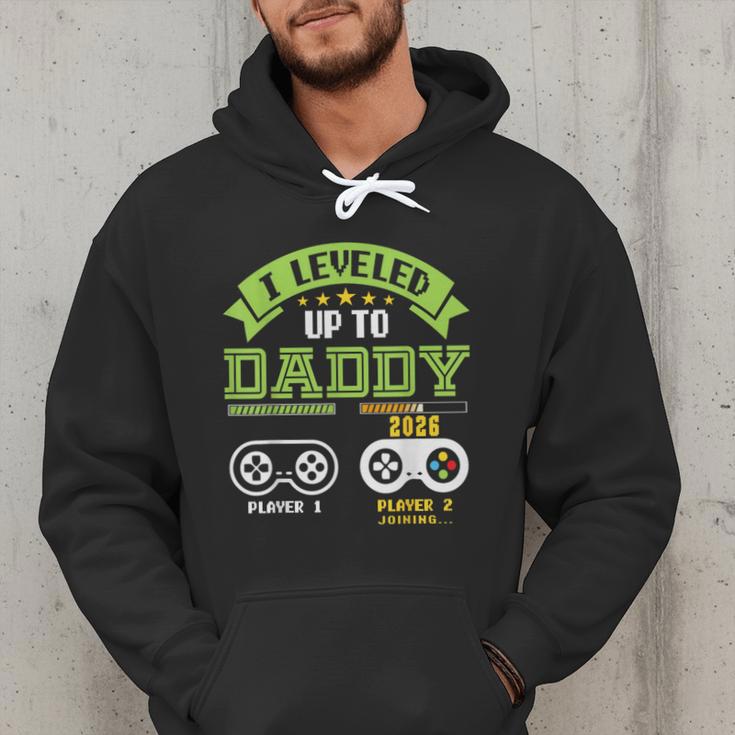 Vintage Leveling Up To Daddy 2026 Soon To Be Dad 2026 Men Hoodie