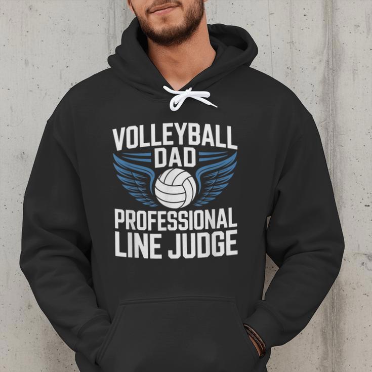 Volleyball Dad Professional Line Judge Volleyball Father Men Hoodie