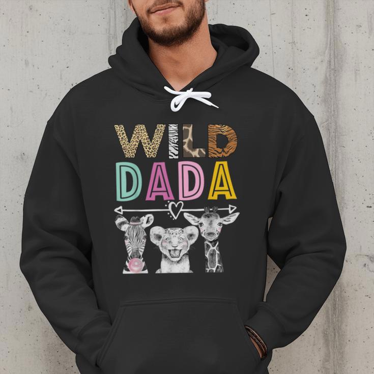 Wild Dada Zoo Theme Birthday Safari Jungle Matching Party Men Hoodie Wild Dada Zoo Theme Birthday Safari Jungle Matching Party Men Hoodie