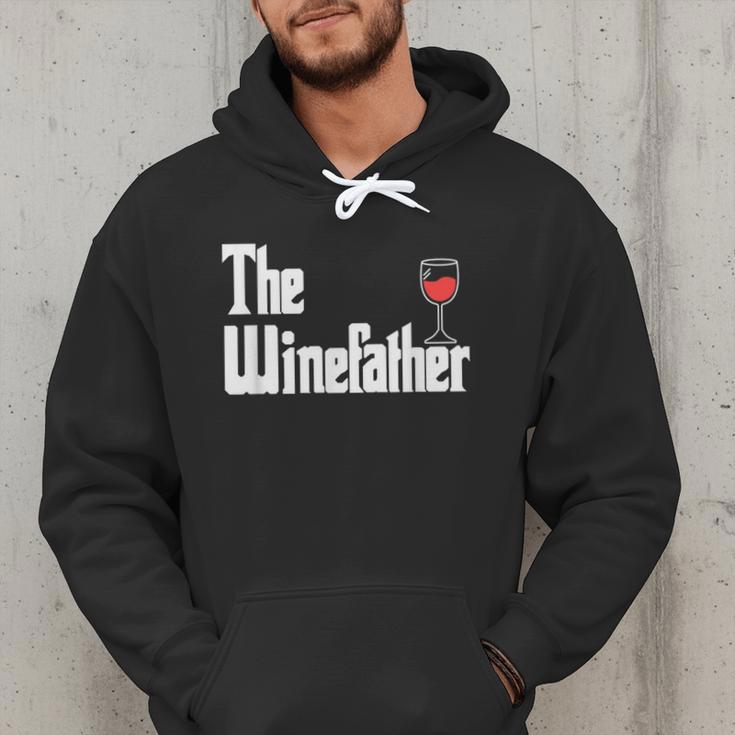 The Winefather Red Wine Tasting Fathers Day Dad Men Hoodie