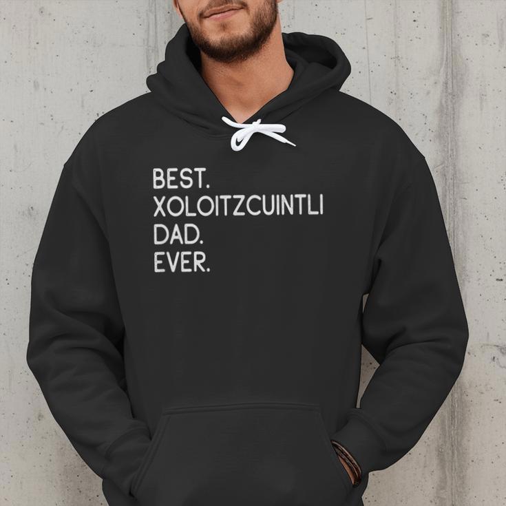 Xolos Xoloitzcuintle Best Xoloitzcuintli Dad Ever Xolo Dog Men Hoodie
