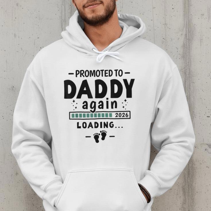 2nd Baby Announcement For Dad Promoted To Daddy Again 2026 Men Hoodie