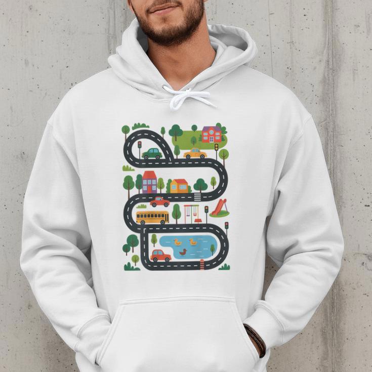 On Back Tired Dads Club Car Race Track On Dad Daddy Men Hoodie On Back Tired Dads Club Car Race Track On Dad Daddy Men Hoodie
