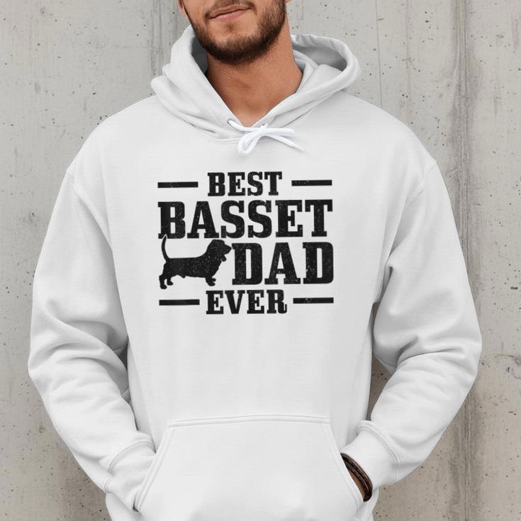 Basset Dad Dog Papa Basset Hound Men Men Hoodie