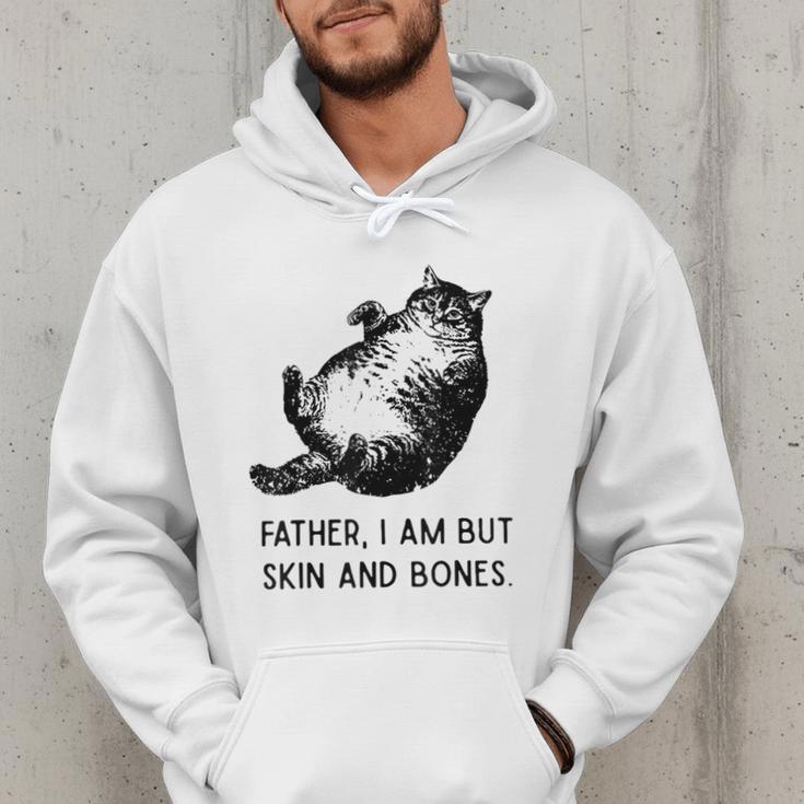 Cat Father I Am But Skin And Bones Cat Dad Meme Humor Men Hoodie Cat Father I Am But Skin And Bones Cat Dad Meme Humor Men Hoodie
