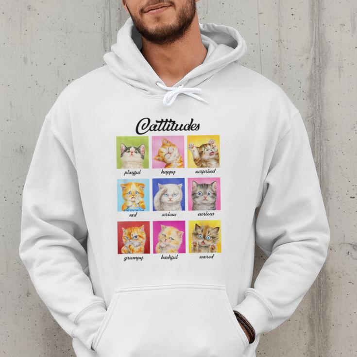 Cat Lover Cat Mom Cat Dad Crazy Cat Lady Cattitudes Men Hoodie