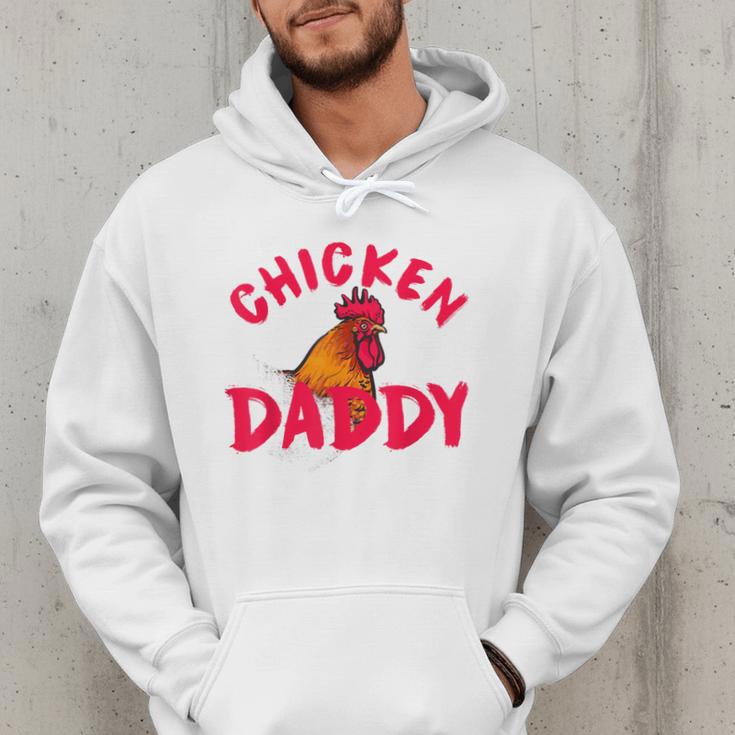 Chicken Dad Rooster Daddy Farmer Men Hoodie