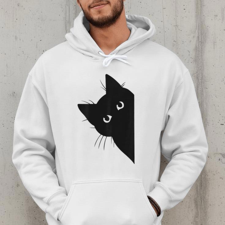 Curious Cat Peeking Sneaky Cat Cat Mom Cat Dad Men Hoodie Curious Cat Peeking Sneaky Cat Cat Mom Cat Dad Men Hoodie