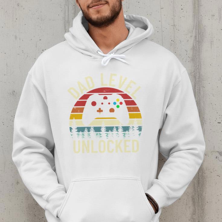 Cute Vintage Dad Level Unlocked Funny Gamer New Daddy Father Men Hoodie Cute Vintage Dad Level Unlocked Funny Gamer New Daddy Father Men Hoodie