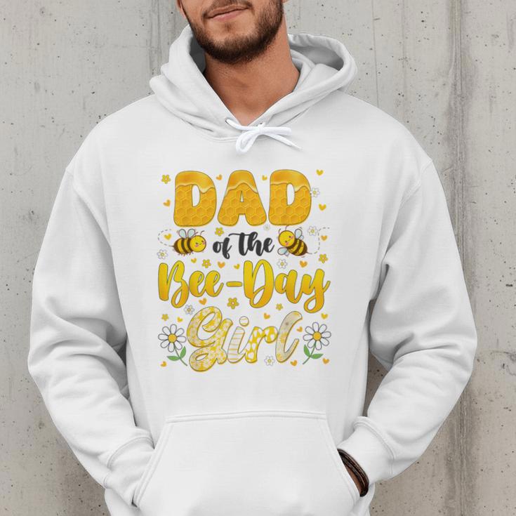 Dad Of The Bee Day Girl Flower Birthday Family Matching Men Hoodie Dad Of The Bee Day Girl Flower Birthday Family Matching Men Hoodie