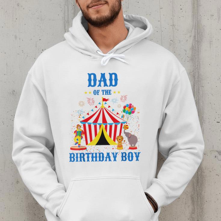 Dad Of The Birthday Boy Circus Ringmaster Party Birthday Men Hoodie