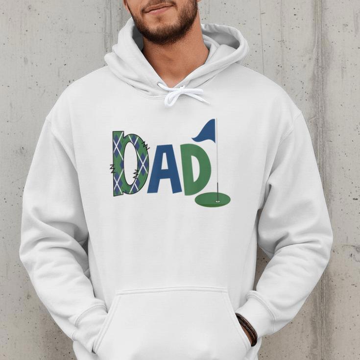 Dad Of The Birthday Boy Hole In One Golf Sport Matching Men Hoodie