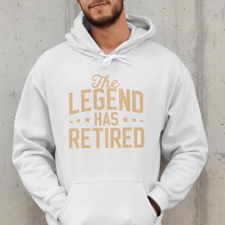 Dad Grandpa Retirement The Legend Has Retired 2026 Men Men Hoodie