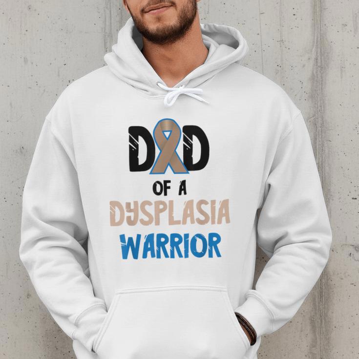 Dad Of A Hip Dysplasia Warrior Beige Blue Hip Dysplasia Men Hoodie Dad Of A Hip Dysplasia Warrior Beige Blue Hip Dysplasia Men Hoodie