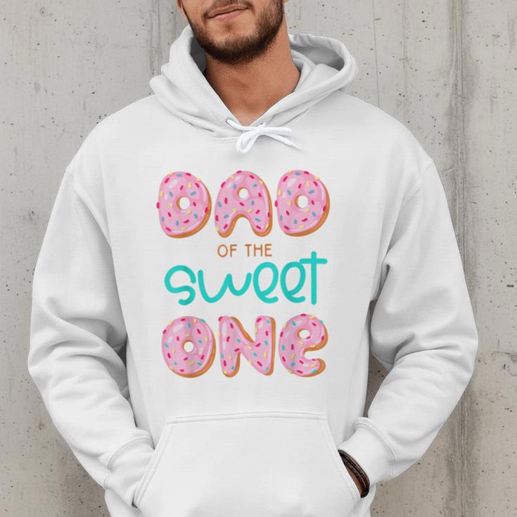 Dad Sweet One 1st First Birthday Matching Family Donut Men Hoodie