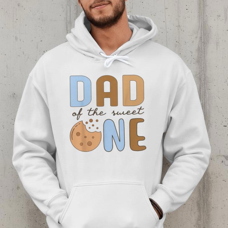 Dad Of The Sweet One Cookies And Milk 1st Birthday Party Men Hoodie