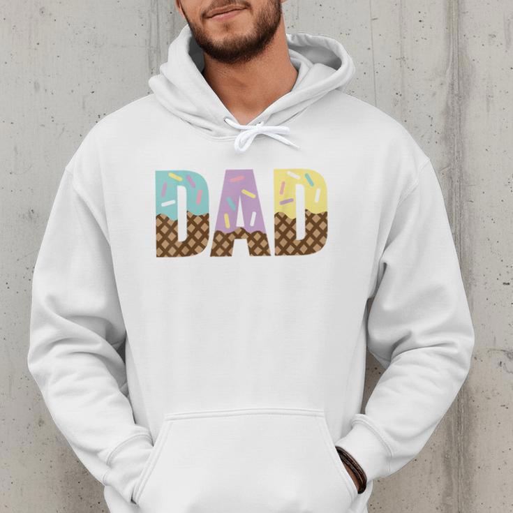 Dad Of The Sweet One Ice Cream 1st First Family Father's Day Men Hoodie