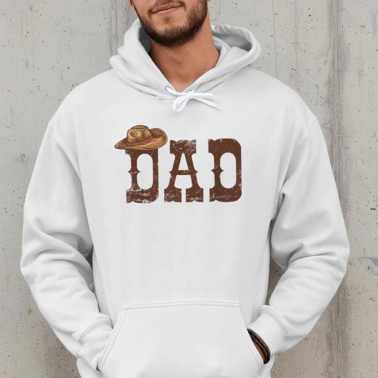 Dad Western Family Matching Birthday Cowboy Cowgirl Men Hoodie