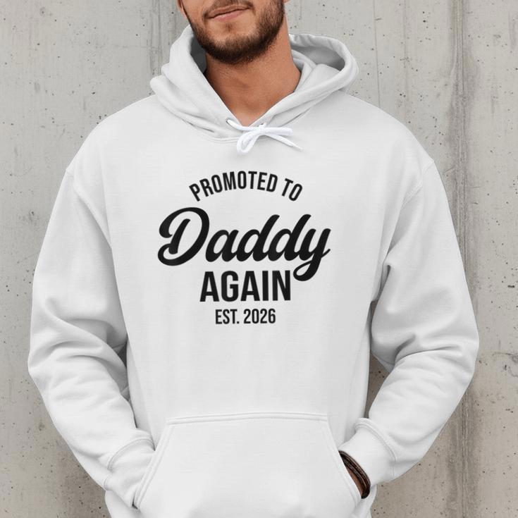Daddy Again 2026 Promoted To Daddy Again 2026 Dad Again Men Hoodie Daddy Again 2026 Promoted To Daddy Again 2026 Dad Again Men Hoodie