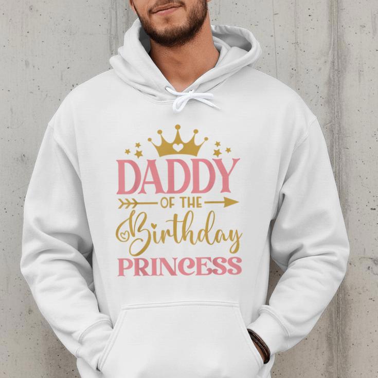 Daddy Of The Birthday For Girl 1st Birthday Princess Girl Men Hoodie