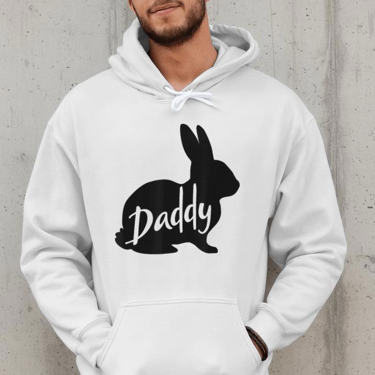 Daddy Bunny Rabbit Father Dad Easter Men Hoodie