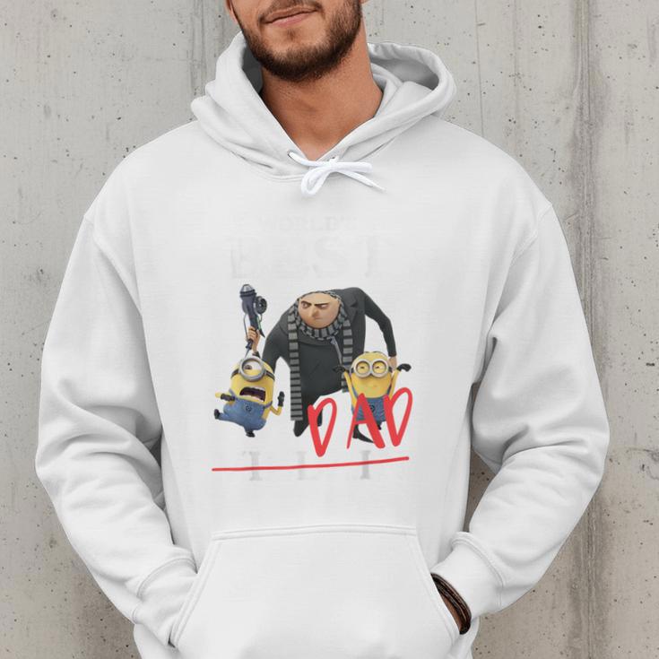 Despicable Me Minions Father's Day World's Best Dad Villain Men Hoodie Despicable Me Minions Father's Day World's Best Dad Villain Men Hoodie