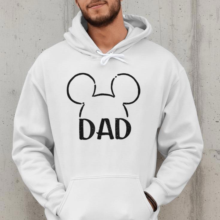Disney Mickey And Friends Dad Mickey Ears Outline Logo Men Hoodie