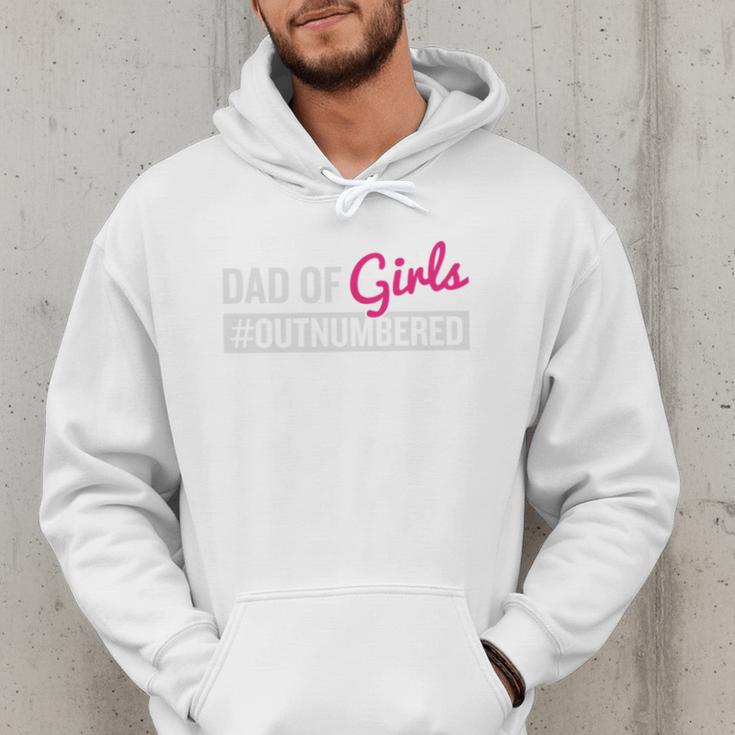 Father's Day Dad From Girl Outnumbered Men Hoodie