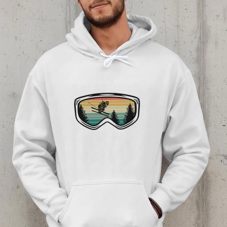 My Favorite Ski Buddies Call Me Dad For Ski Dad Men Hoodie