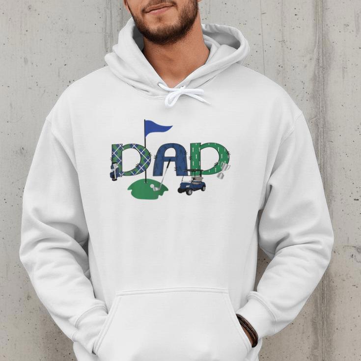 Golf Dad Hole In One Golf First Birthday Boy Party Men Hoodie
