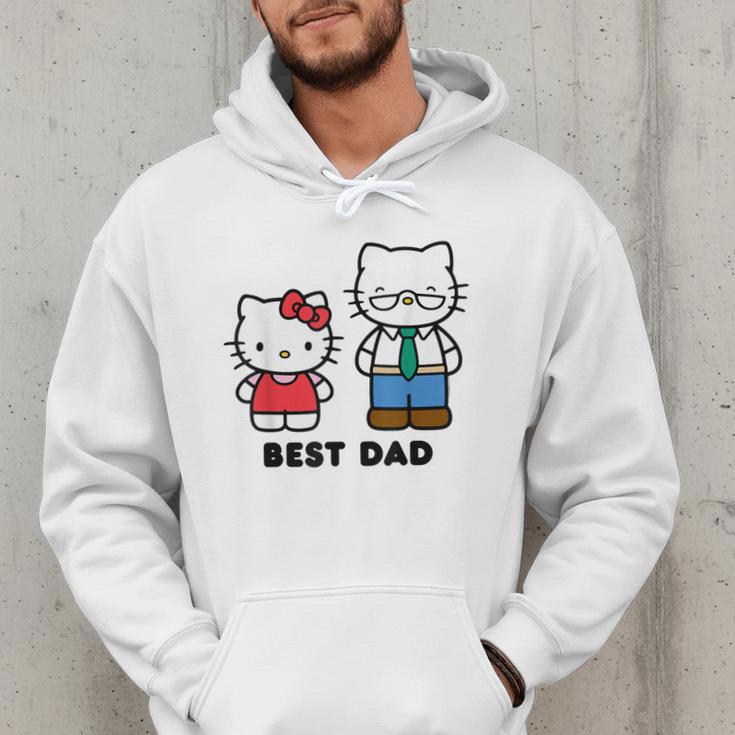 Hello Kitty Best Dad Fathers Day Small Men Hoodie