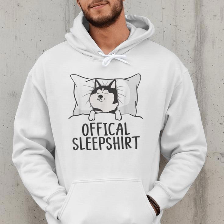 Husky Dog Pajama Husky Official Sleepshirt Mom Dad Kid Men Hoodie