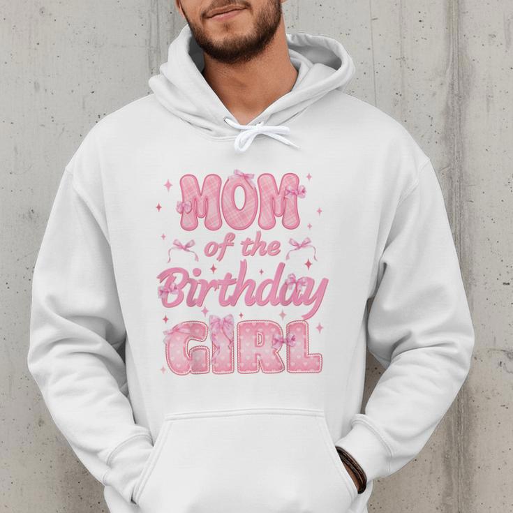 Mom And Dad Of The Birthday Girl Coquette Family Matching Men Hoodie