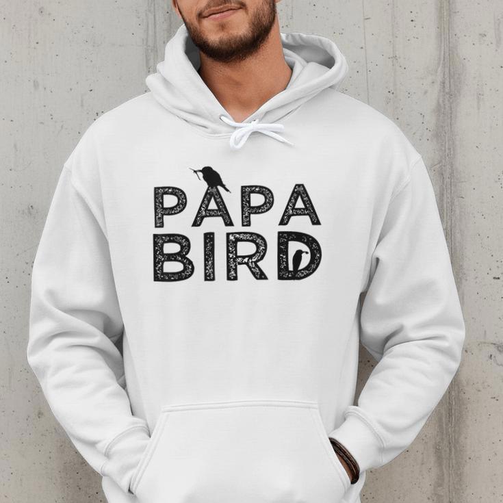 Papa Bird Father Day Dad Birds Quote Saying Men Hoodie