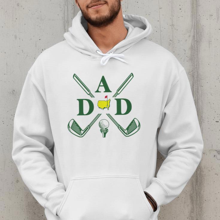 Par Dad Golf Matching Golfing Quote Party Pocket Men Hoodie
