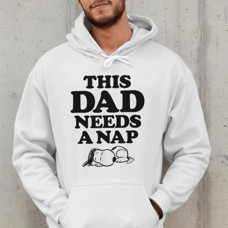 Peanuts This Dad Needs A Nap Men Hoodie