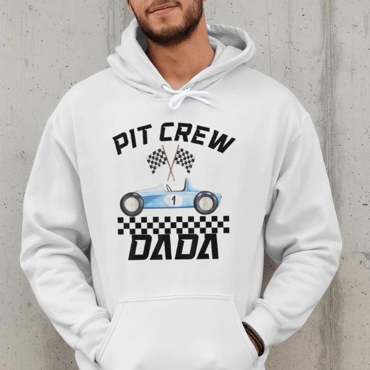 Race Car Racing Family Dada Pit Crew Birthday Party Men Hoodie