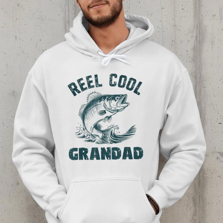 Reel Cool Grandad Fishing Grandpa Vintage Style Men Hoodie Reel Cool Grandad Fishing Grandpa Vintage Style Men Hoodie