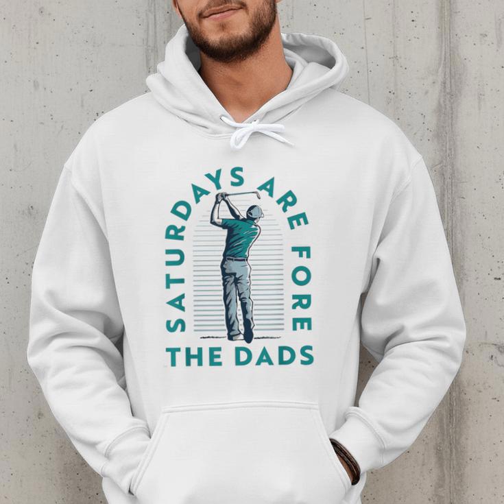 Saturdays For Dads Golfer Father's Day Men Hoodie