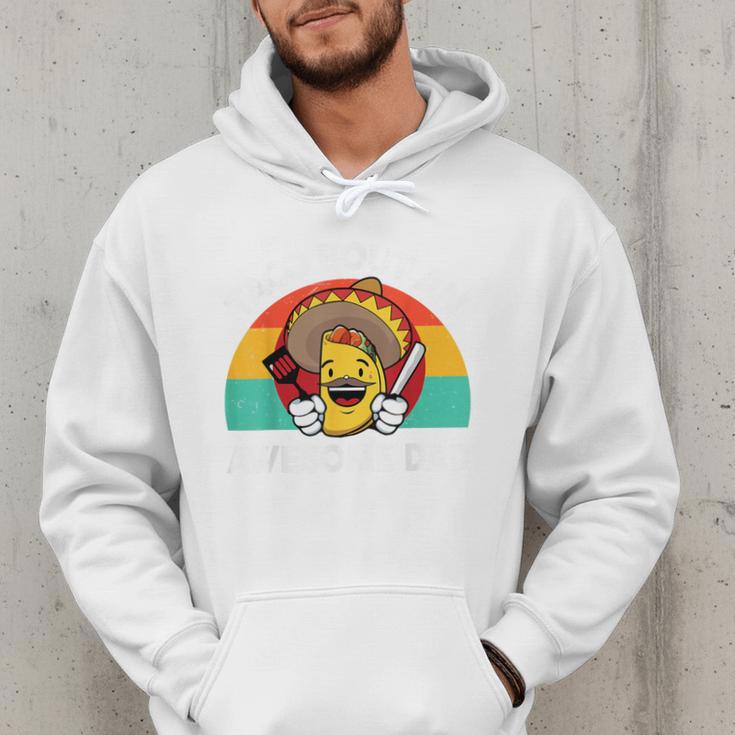 Taco Bout Awesome Dad Cinco De Mayo Mexican Men Men Hoodie