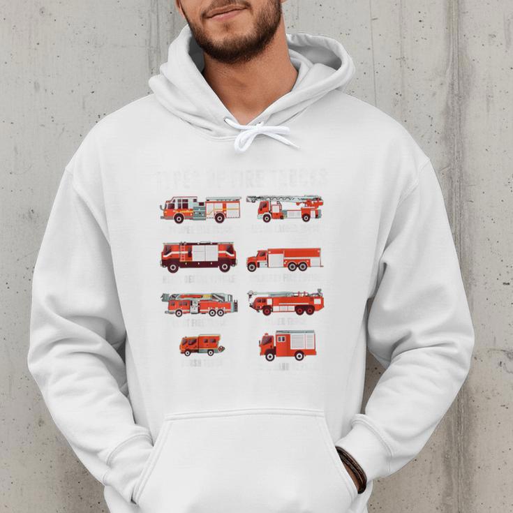 Toddler Boy Types Of FireTruck Firefighter Baby Dad Fireman Men Hoodie Toddler Boy Types Of FireTruck Firefighter Baby Dad Fireman Men Hoodie