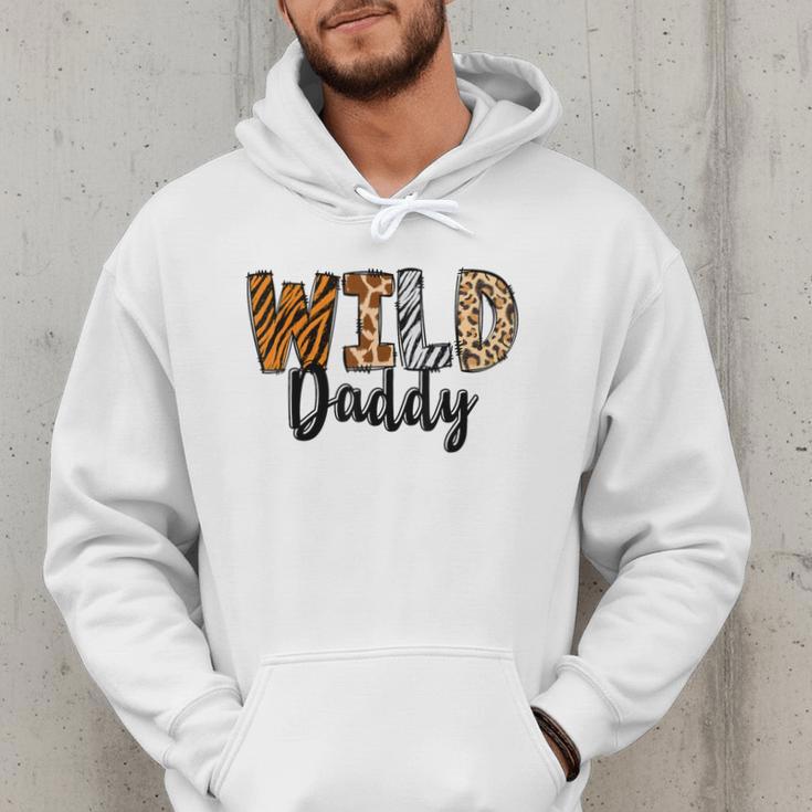 Wild Daddy Zoo Born Two Be Wild B-Day Safari Jungle Animal Men Hoodie