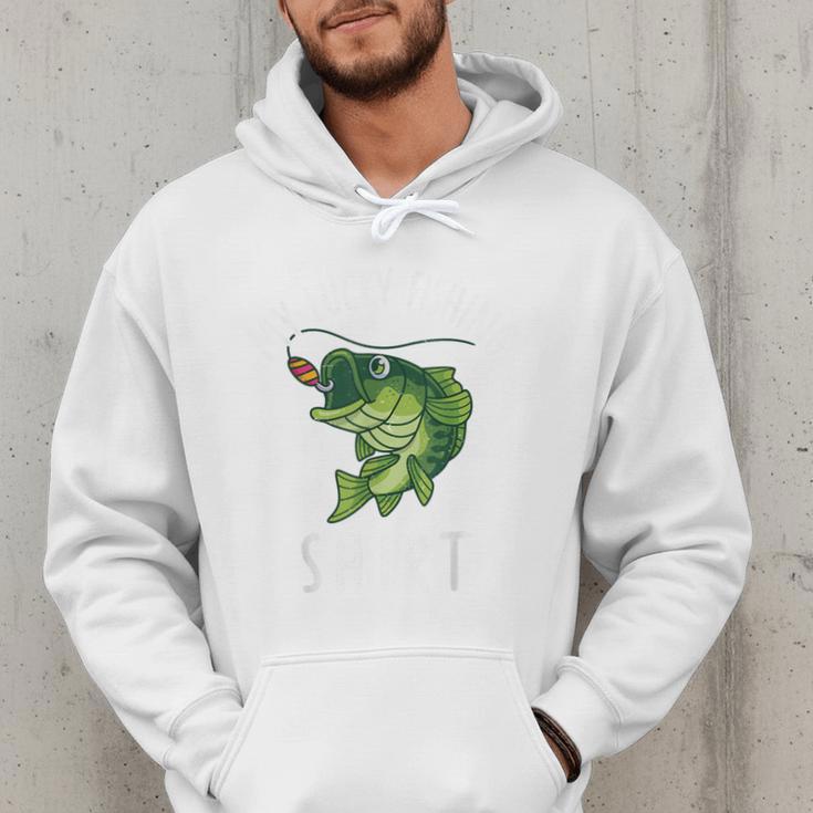 Youth Boy My Lucky Fishing-Shirt Bass Fish Dad Men Hoodie